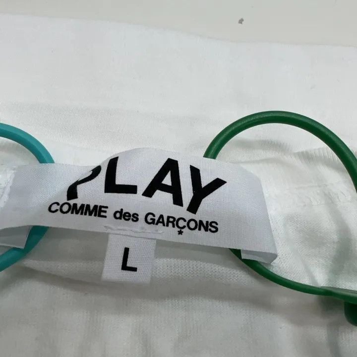 Comme des Garcons PLAY Comme des Garçons Play Red Heart Print T-Shirt 0079 Size L / US 10 / IT 46 - 2 Thumbnail