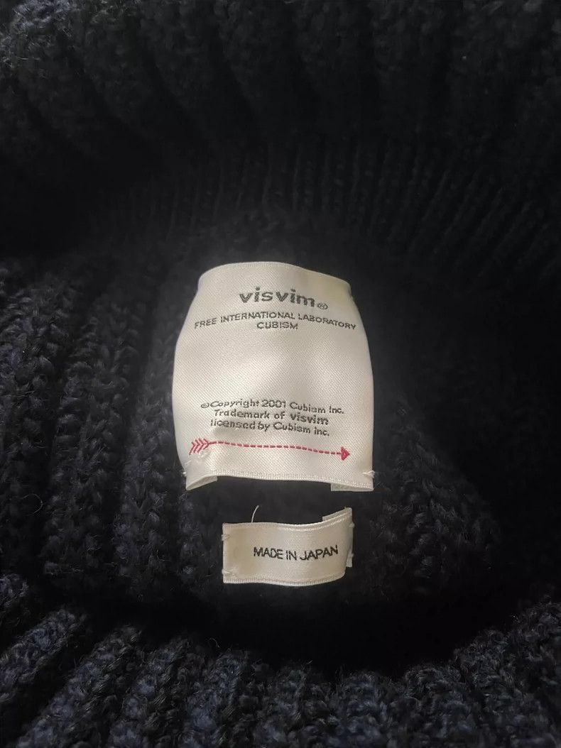 Visvim navy turtleneck knit sweater by visvim Size US L / EU 52-54 / 3 - 5 Thumbnail