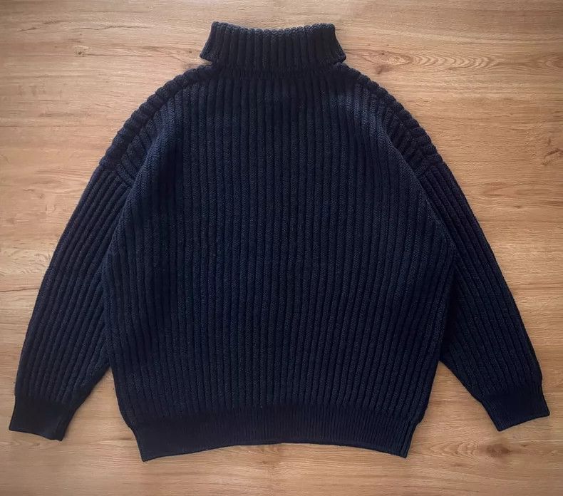 Visvim navy turtleneck knit sweater by visvim Size US L / EU 52-54 / 3 - 2 Thumbnail
