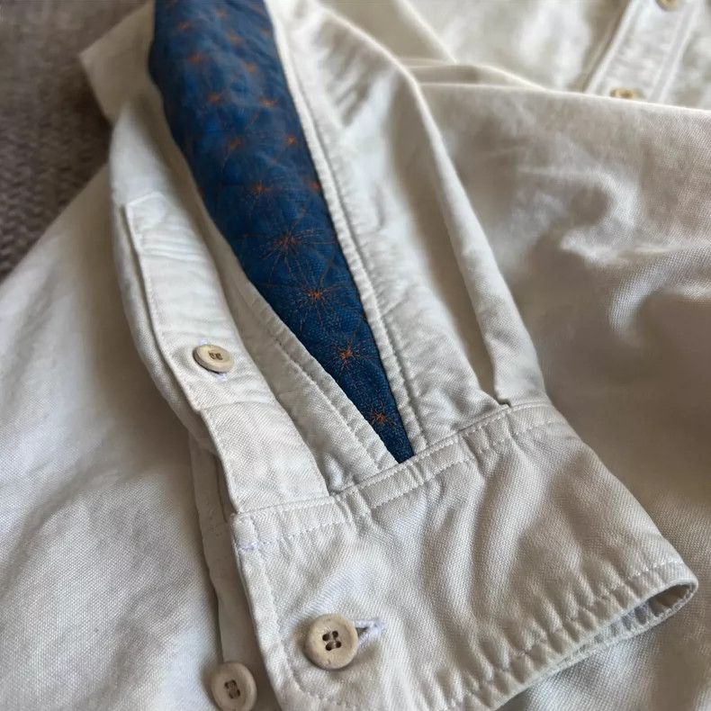 Visvim visvim Albacore Long Sleeve Shirt in Ivory Size US M / EU 48-50 / 2 - 2 Thumbnail