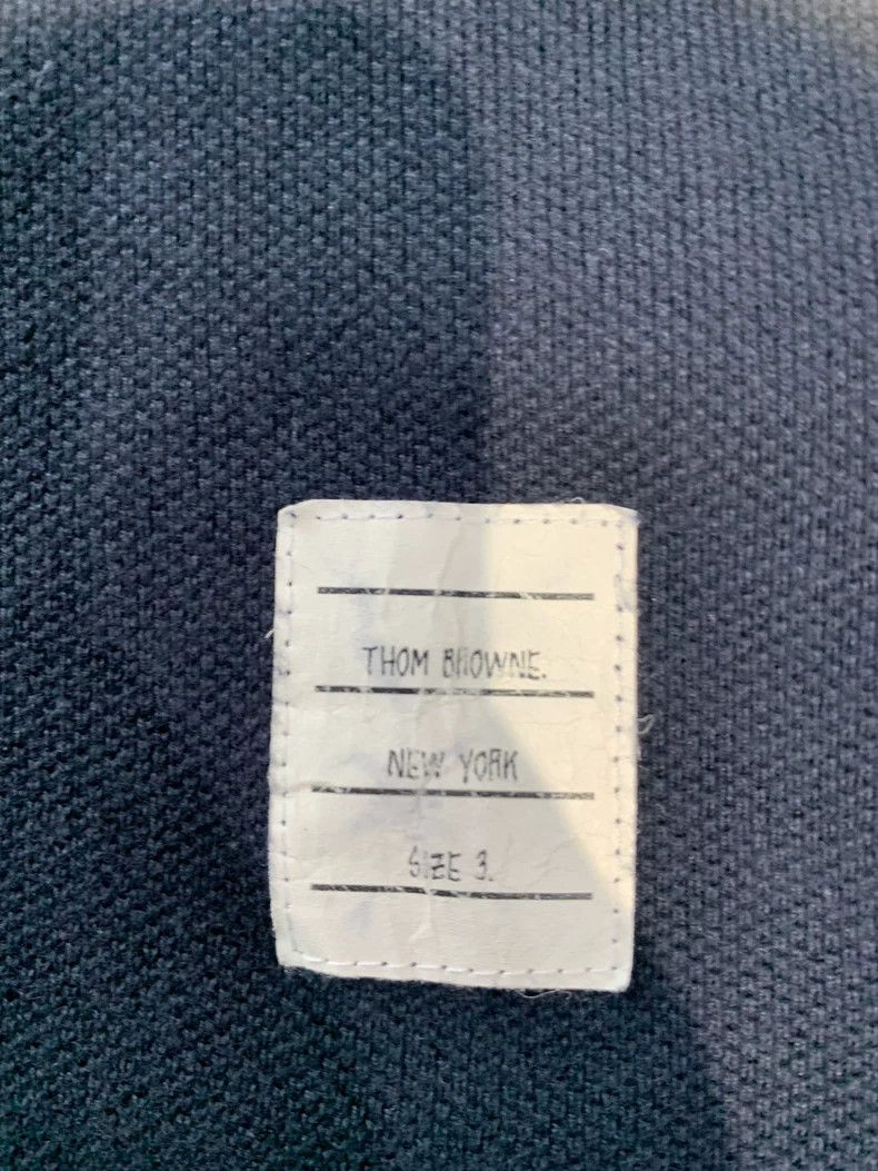 Thom Browne thom browne navy long sleeve sweater Size US S / EU 44-46 / 1 - 5 Thumbnail