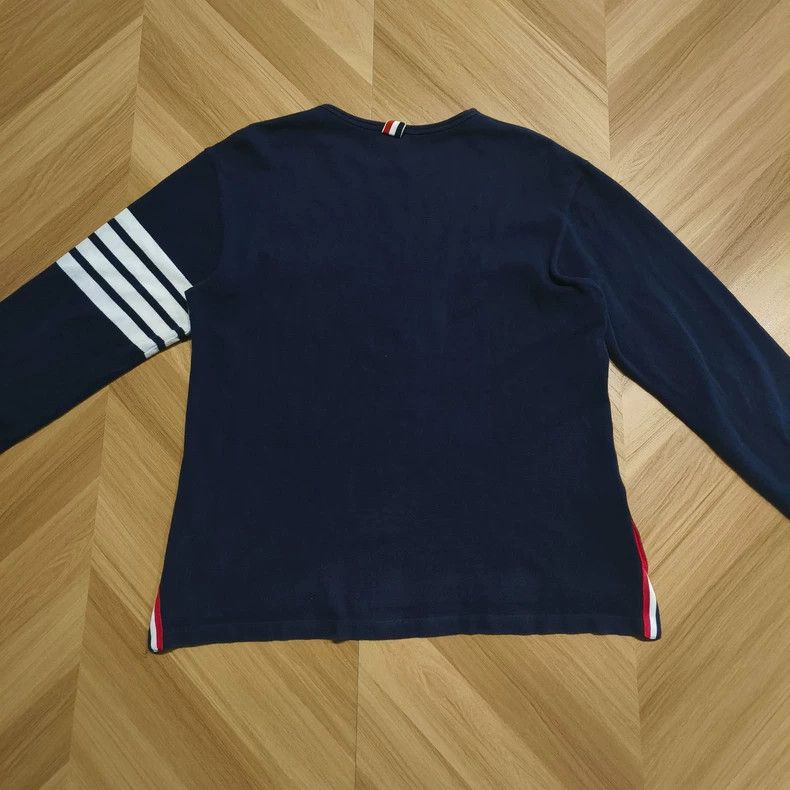 Thom Browne thom browne navy long sleeve sweater Size US S / EU 44-46 / 1 - 2 Thumbnail