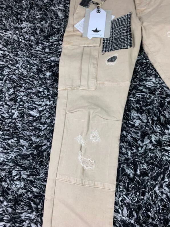 McQ Alexander McQueen MACCHIA J patchwork cargo pants Size US 32 / EU 48 - 3 Thumbnail
