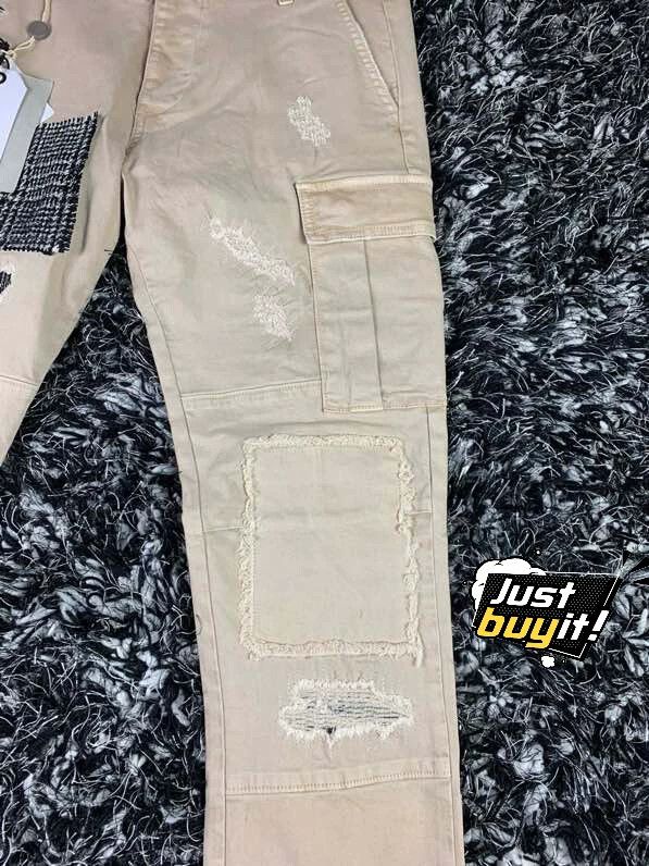 McQ Alexander McQueen MACCHIA J patchwork cargo pants Size US 32 / EU 48 - 2 Thumbnail