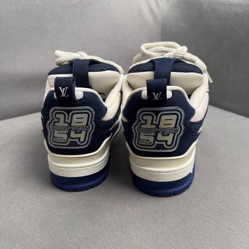 Louis Vuitton Louis Vuitton Stylish Navy Casual Sneakers 0079 Size US 9.5 / EU 42-43 - 3 Thumbnail