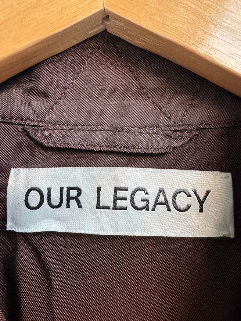 Our Legacy Our Legacy Brown Plaid Long Sleeve Shirt Size US L / EU 52-54 / 3 - 3 Thumbnail