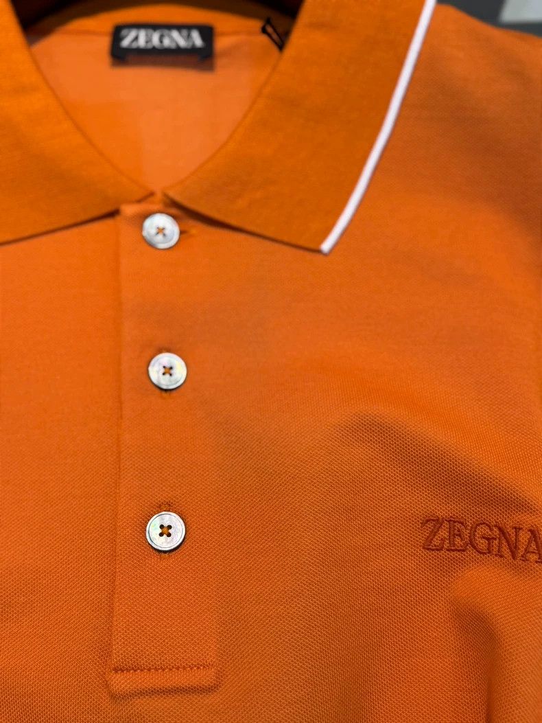 Ermenegildo Zegna Zegna Men's Short Sleeve Polo Shirt Size US XL / EU 56 / 4 - 4 Thumbnail