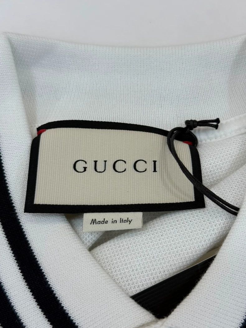 Gucci Gucci Embroidered Bee Men's Polo Shirt Size US L / EU 52-54 / 3 - 7 Thumbnail