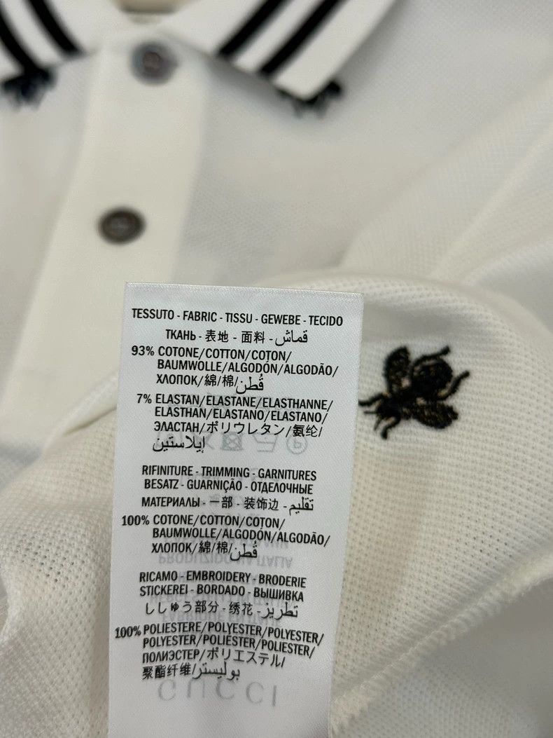 Gucci Gucci Embroidered Bee Men's Polo Shirt Size US L / EU 52-54 / 3 - 6 Thumbnail