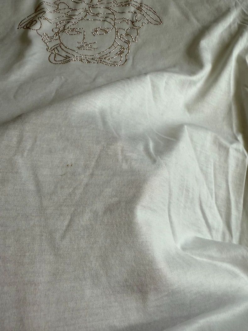 Versace Versace Rose Gold Rhinestone Medusa T-shirt Size US S / EU 44-46 / 1 - 5 Thumbnail