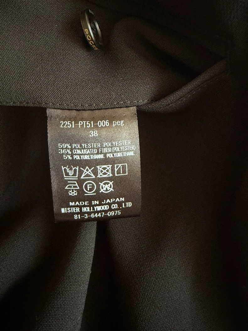 Japanese Brand N.HOOLYWOOD Black Pleated Shorts Size US 38 / EU 54 - 4 Thumbnail