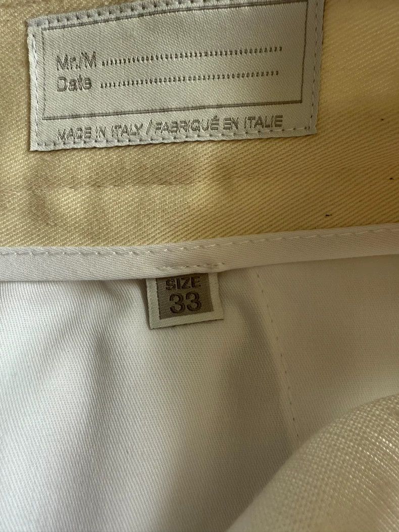 Ermenegildo Zegna Eleventy Men's White Linen Shorts Size US 33 - 6 Thumbnail