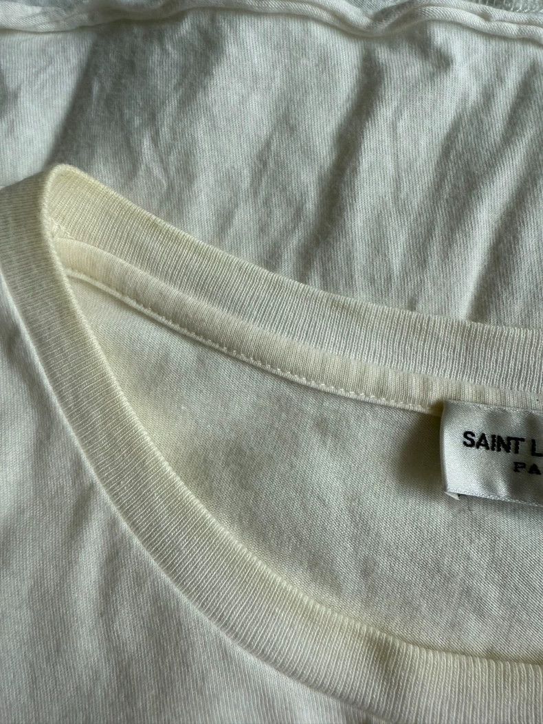 Saint Laurent Paris Saint Laurent Mirror Print T-Shirt Size US M / EU 48-50 / 2 - 9 Thumbnail