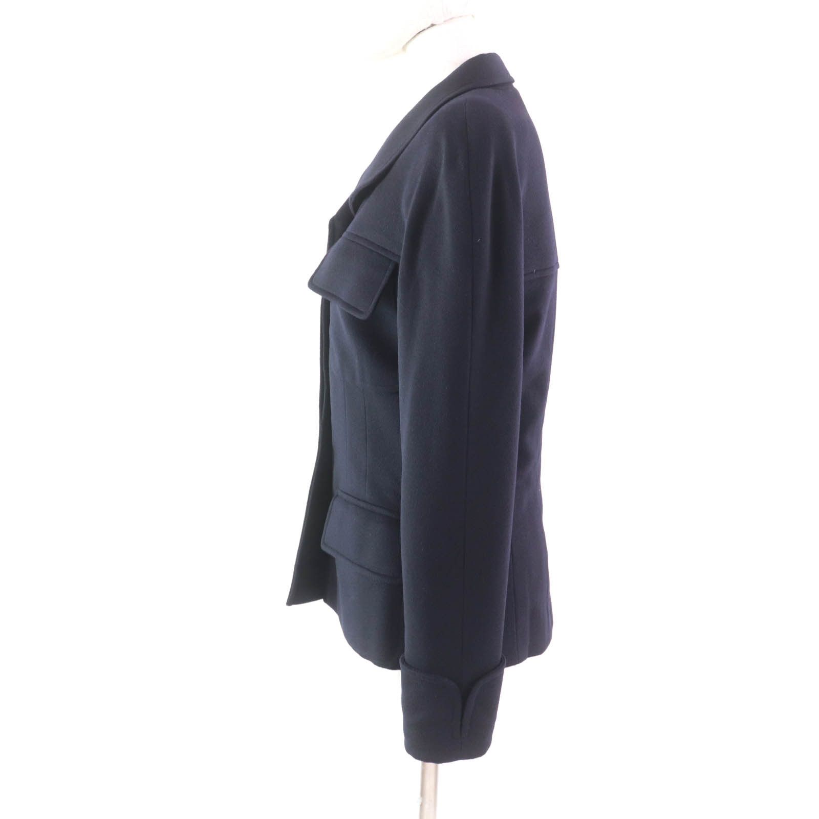 Chanel Chanel Chanel COCO Mark Cashmere Jacket Leather Outerwear P12245 Size ONE SIZE - 2 Thumbnail