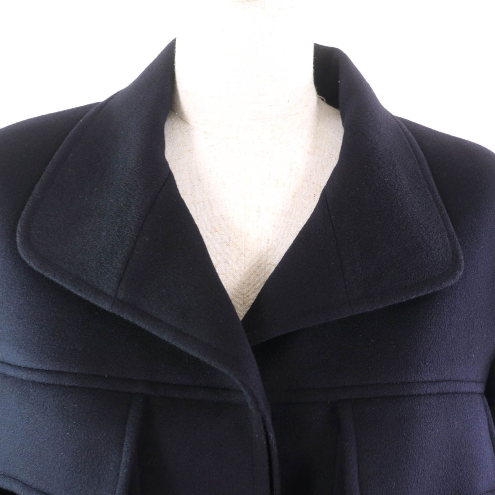 Chanel Chanel Chanel COCO Mark Cashmere Jacket Leather Outerwear P12245 Size ONE SIZE - 4 Thumbnail