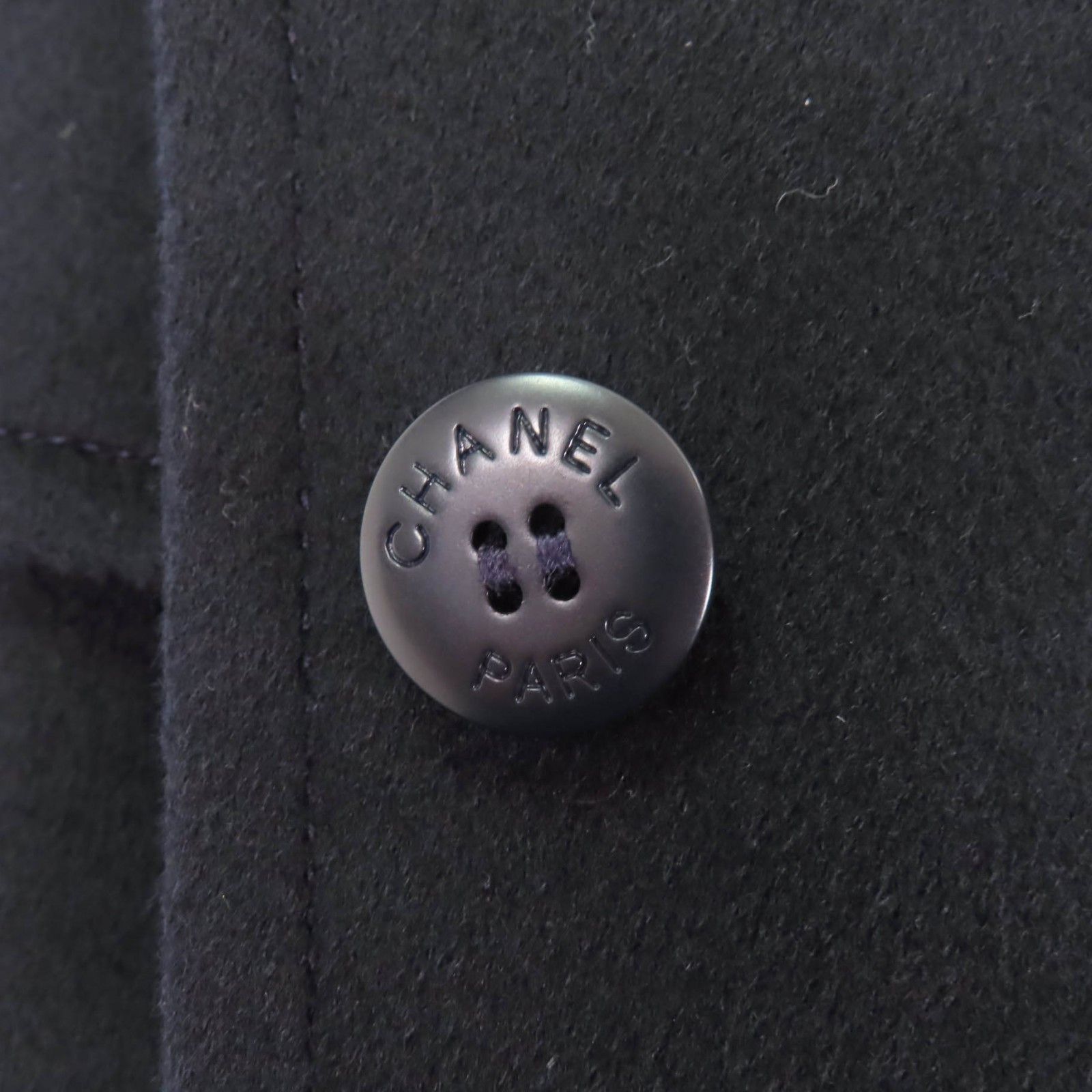 Chanel Chanel Chanel COCO Mark Cashmere Jacket Leather Outerwear P12245 Size ONE SIZE - 7 Thumbnail