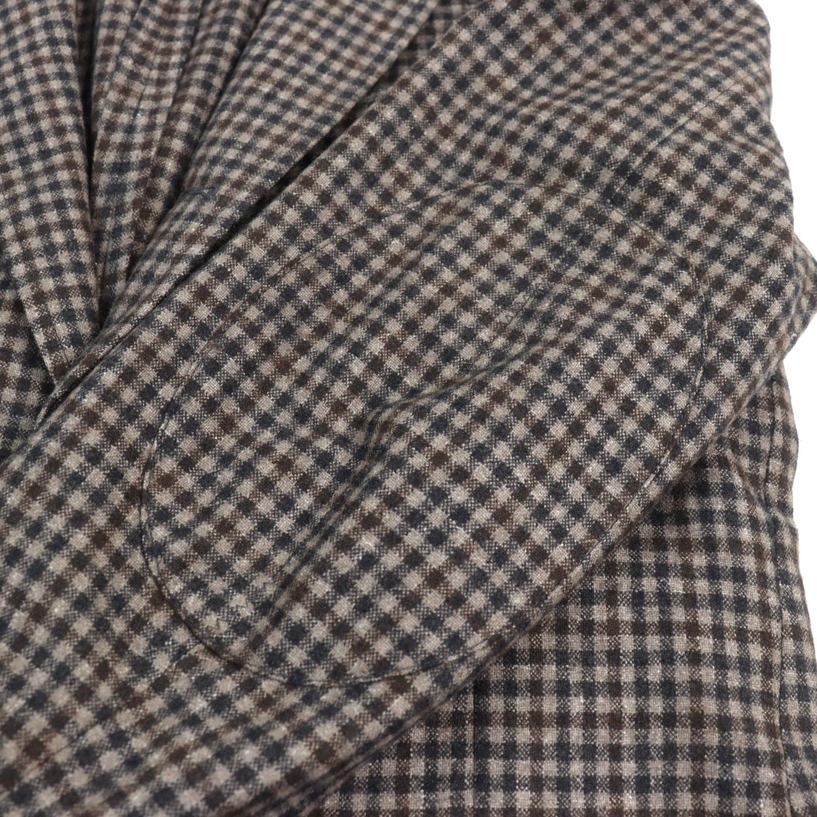 Salvatore Ferragamo Salvatore Ferragamo Salvatore Ferragamo Tailored Wool Jacket Leather Outerwear DUTY FREE for USA Size ONE SIZE - 6 Thumbnail