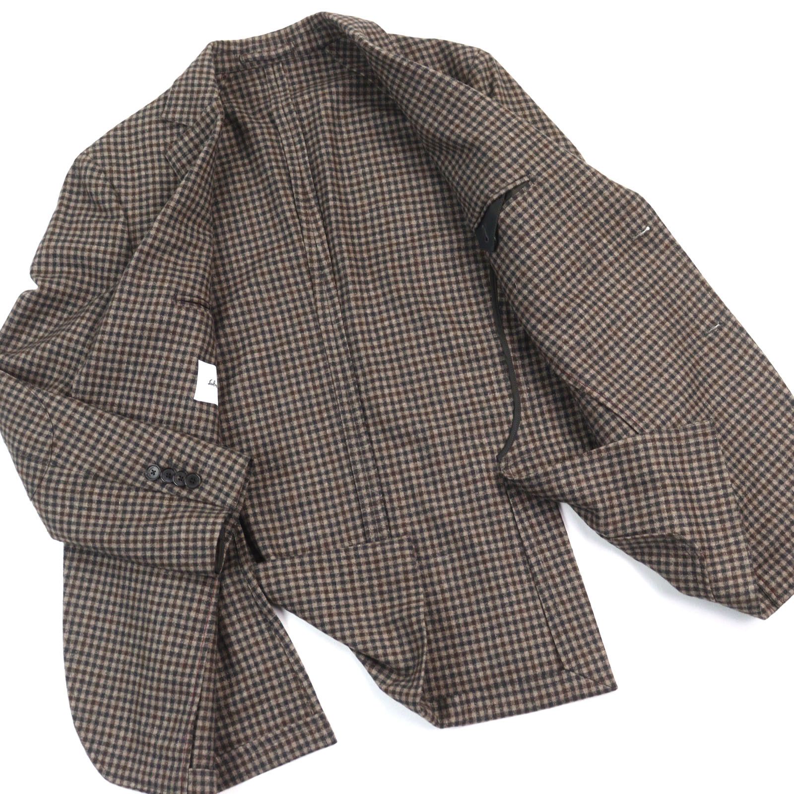 Salvatore Ferragamo Salvatore Ferragamo Salvatore Ferragamo Tailored Wool Jacket Leather Outerwear DUTY FREE for USA Size ONE SIZE - 2 Thumbnail