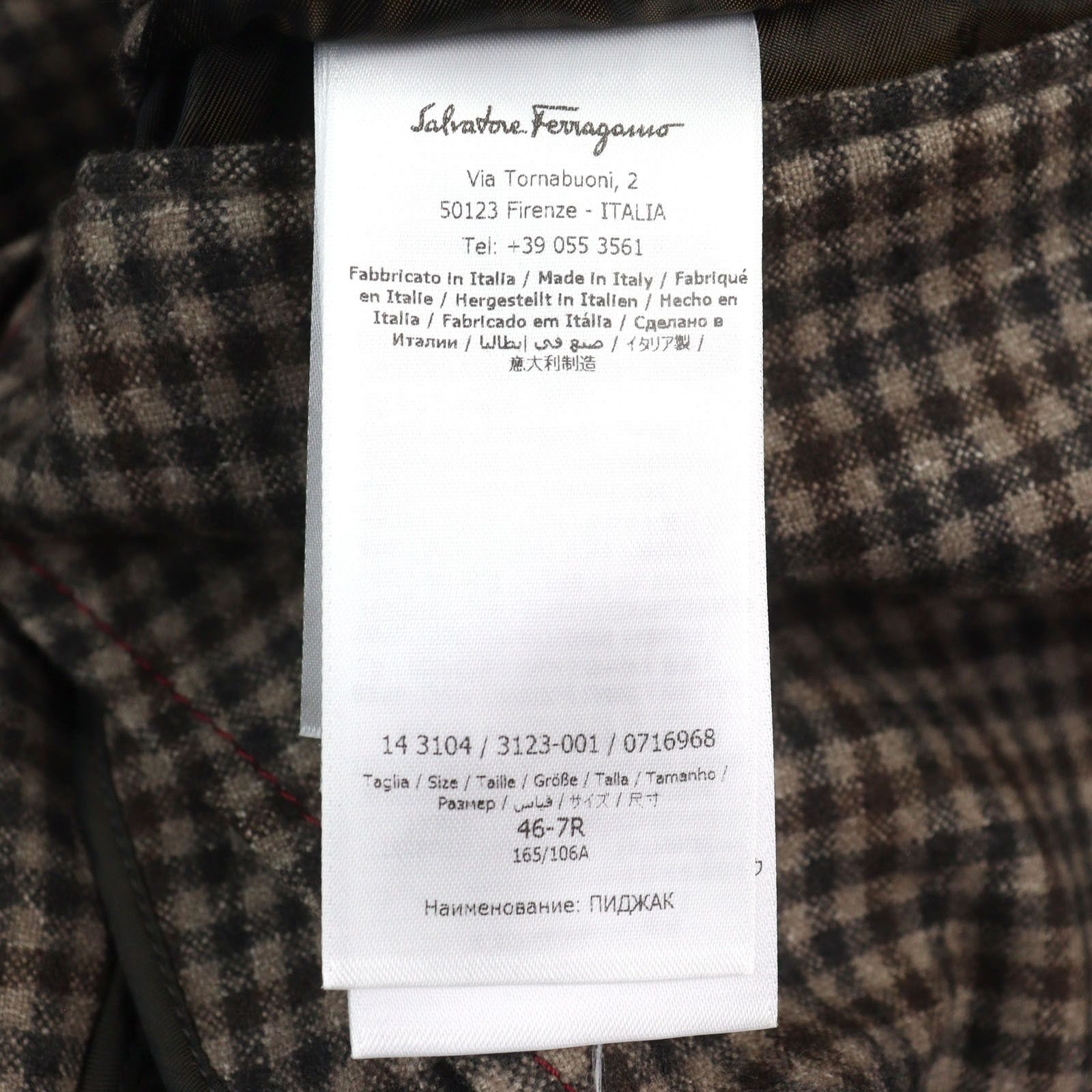Salvatore Ferragamo Salvatore Ferragamo Salvatore Ferragamo Tailored Wool Jacket Leather Outerwear DUTY FREE for USA Size ONE SIZE - 8 Thumbnail