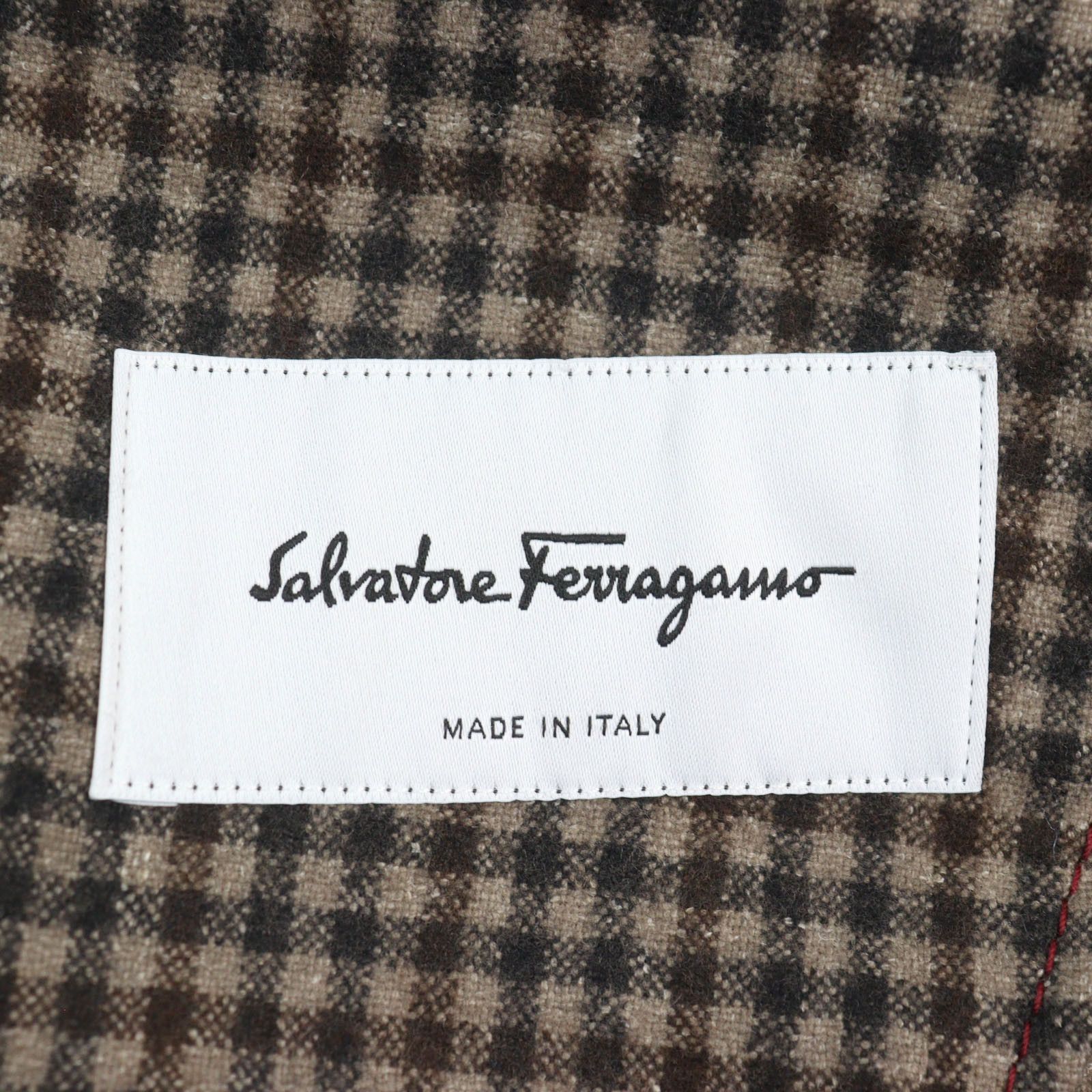 Salvatore Ferragamo Salvatore Ferragamo Salvatore Ferragamo Tailored Wool Jacket Leather Outerwear DUTY FREE for USA Size ONE SIZE - 7 Thumbnail