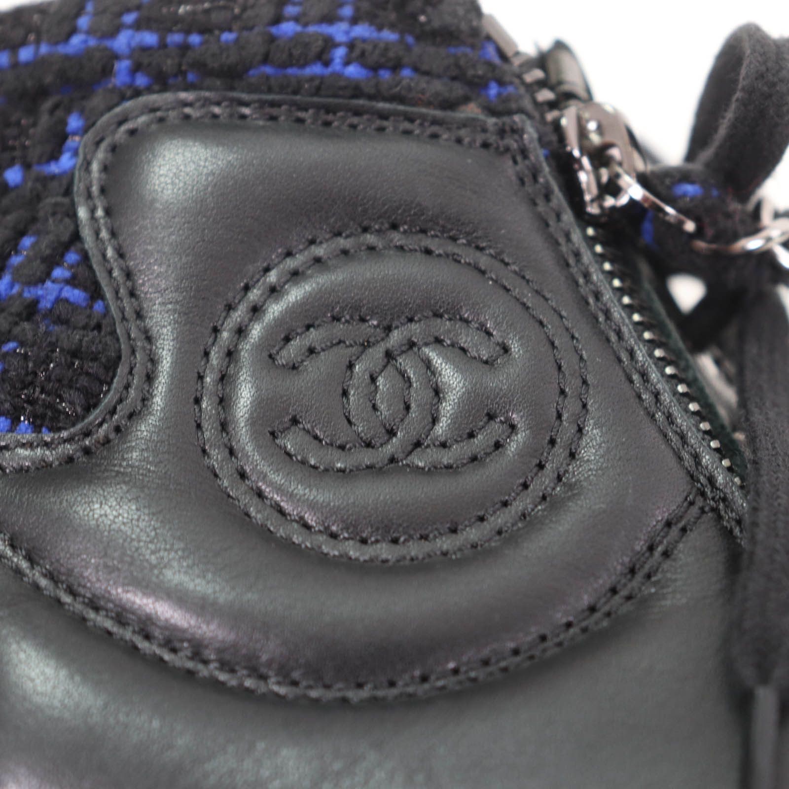 Chanel Chanel Chanel High cut Leather Sneakers Leather Shoes G31316 DUTY FREE for USA Size ONE SIZE - 8 Thumbnail