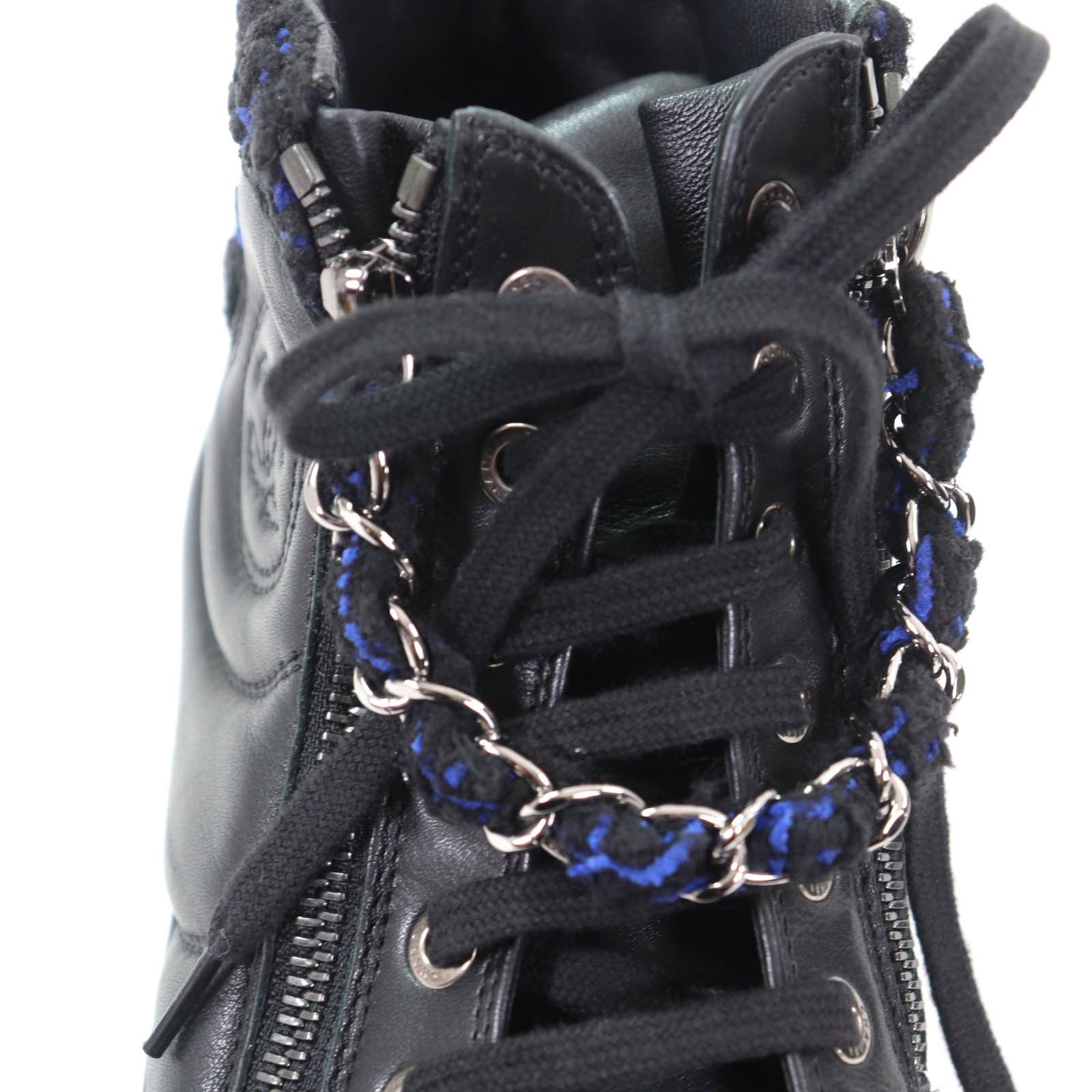 Chanel Chanel Chanel High cut Leather Sneakers Leather Shoes G31316 DUTY FREE for USA Size ONE SIZE - 9 Thumbnail