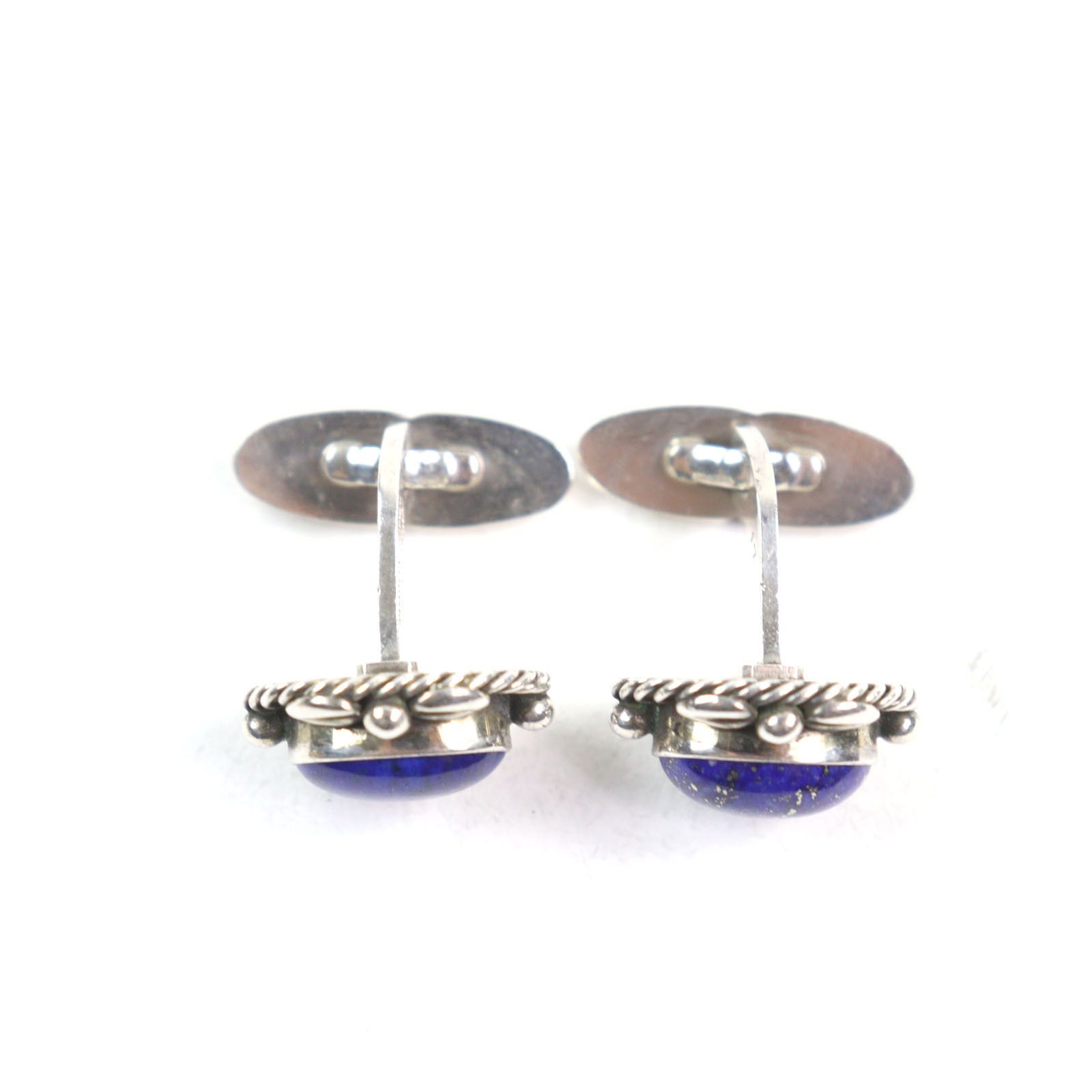 Other Other Georg Jensen 925 Silver Lapis Lazuli Cufflinks Metal Cufflinks DUTY FREE for USA Size ONE SIZE - 6 Thumbnail