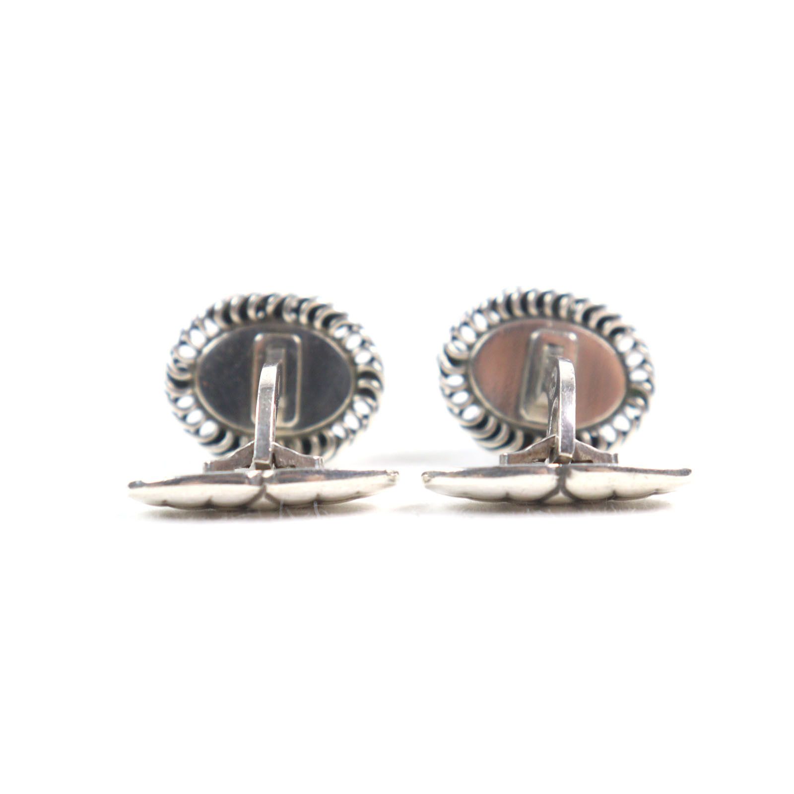 Other Other Georg Jensen 925 Silver Lapis Lazuli Cufflinks Metal Cufflinks DUTY FREE for USA Size ONE SIZE - 4 Thumbnail