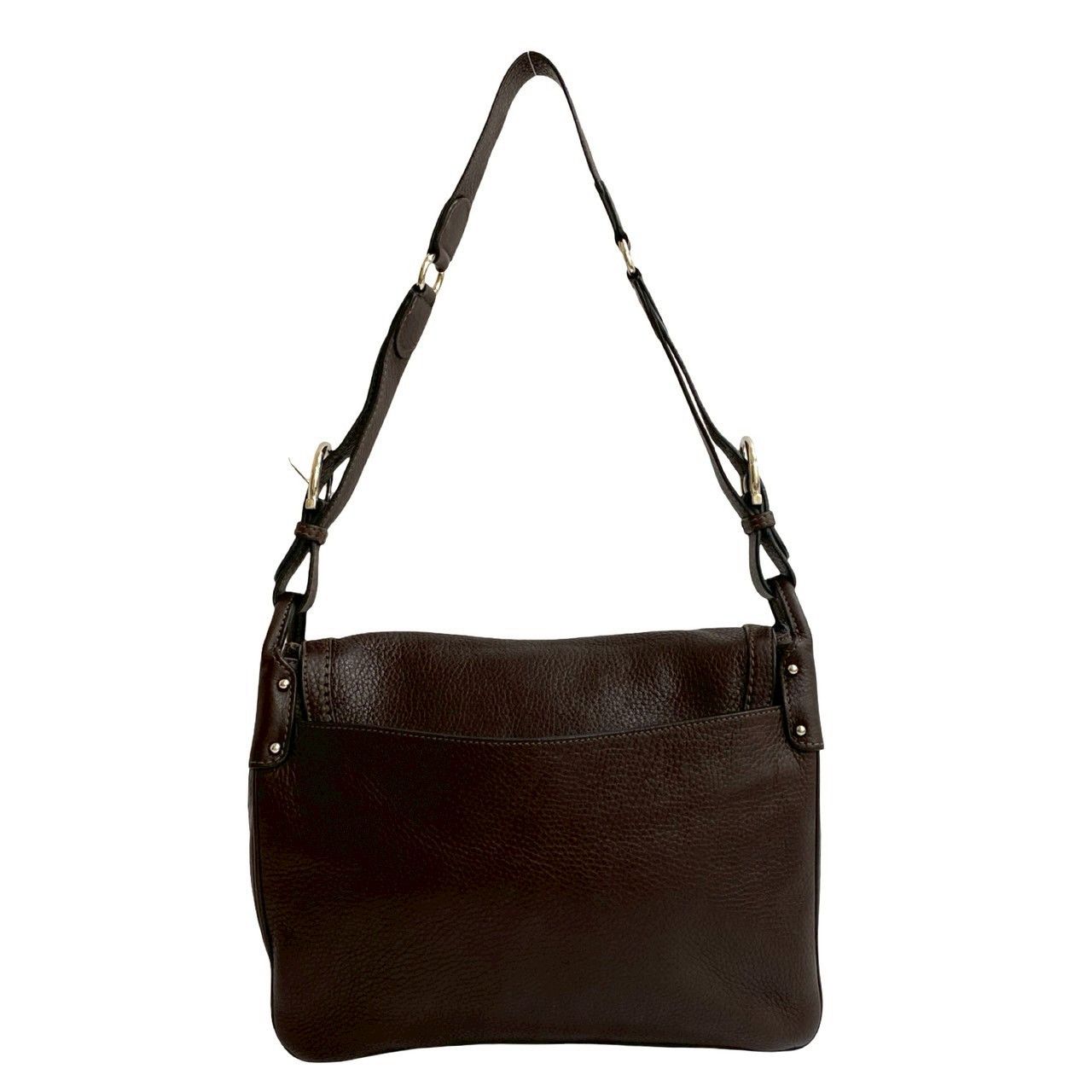 Salvatore Ferragamo Salvatore Ferragamo Salvatore Ferragamo Gancini Leather Shoulder Bag Leather Shoulder Bag Size ONE SIZE - 4 Thumbnail