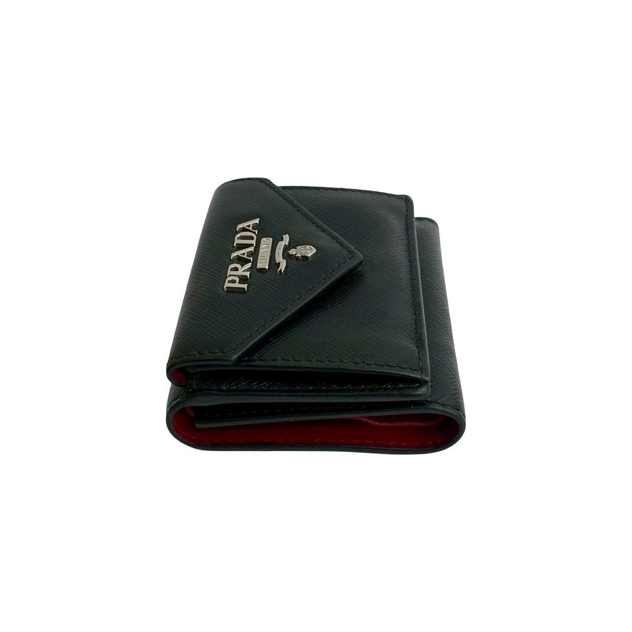Prada Prada Prada Saffiano Trifold Wallet Leather Short Wallet Size ONE SIZE - 5 Thumbnail