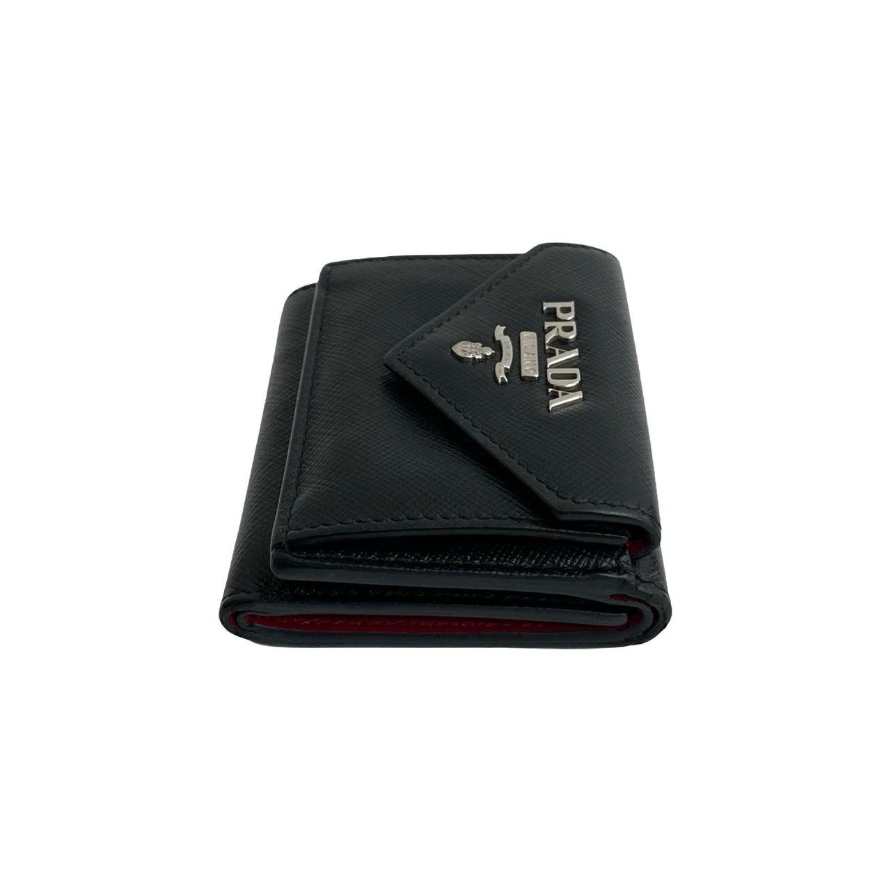 Prada Prada Prada Saffiano Trifold Wallet Leather Short Wallet Size ONE SIZE - 6 Thumbnail