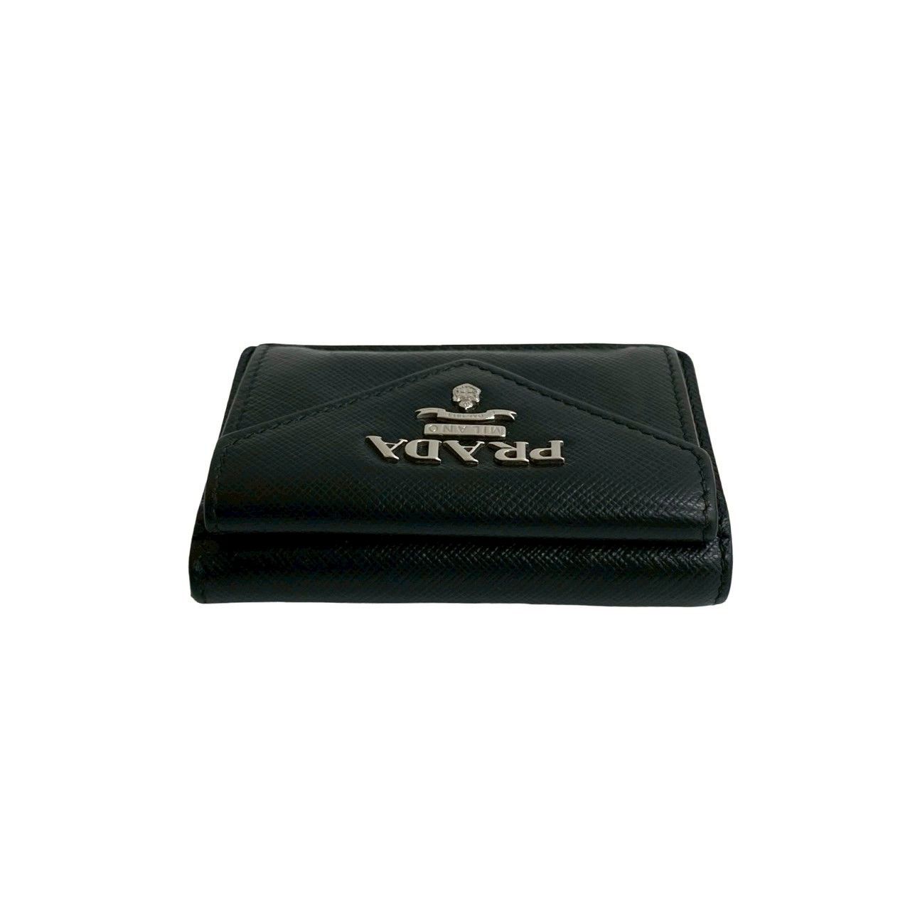 Prada Prada Prada Saffiano Trifold Wallet Leather Short Wallet Size ONE SIZE - 4 Thumbnail
