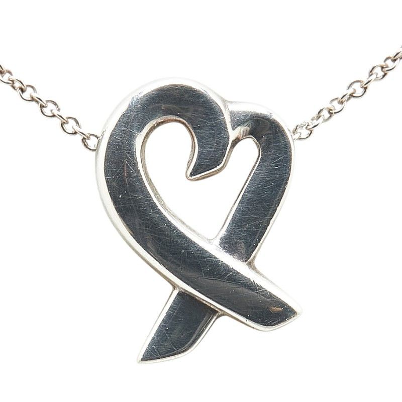 Tiffany & Co. Tiffany & Co. Loving Heart SV925 Necklace Metal Necklace DUTY FREE for USA