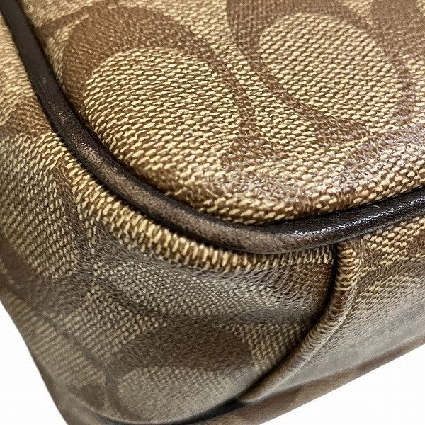 Coach Coach Coach Signature Heritage Stripe PVC Shoulder Bag Canvas Shoulder Bag F70589 Size ONE SIZE - 6 Thumbnail