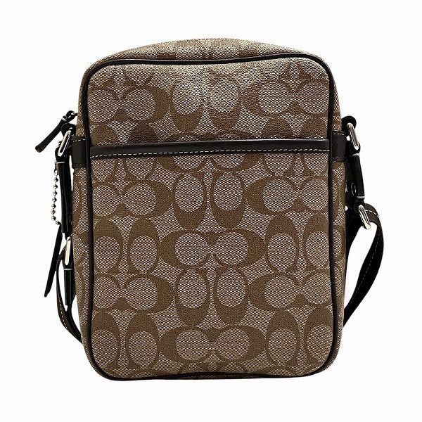 Coach Coach Coach Signature Heritage Stripe PVC Shoulder Bag Canvas Shoulder Bag F70589 Size ONE SIZE - 2 Thumbnail