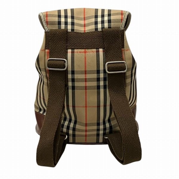 Burberry Burberry Burberry Vintage Nova Check Backpack Cotton Backpack Size ONE SIZE - 2 Thumbnail