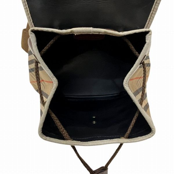 Burberry Burberry Burberry Vintage Nova Check Backpack Cotton Backpack Size ONE SIZE - 8 Thumbnail
