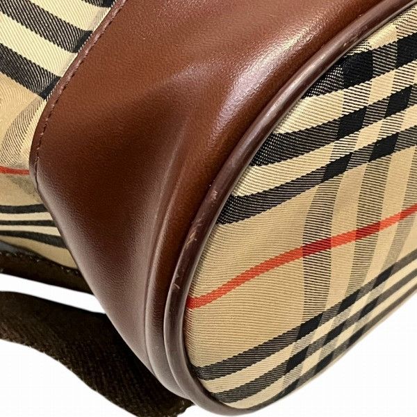 Burberry Burberry Burberry Vintage Nova Check Backpack Cotton Backpack Size ONE SIZE - 5 Thumbnail