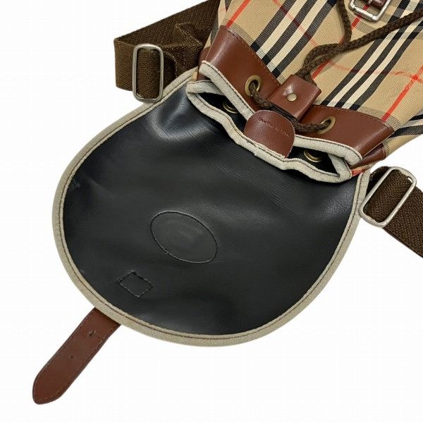 Burberry Burberry Burberry Vintage Nova Check Backpack Cotton Backpack Size ONE SIZE - 9 Thumbnail