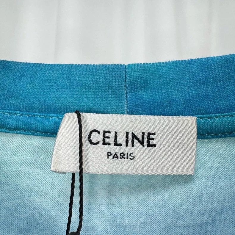 Celine Celine Palm Tree Print Short Sleeve Top Size US L / EU 52-54 / 3 - 5 Thumbnail