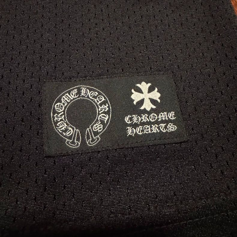 Chrome Hearts Chrome Hearts Black Mesh Hockey Jersey Tee Size US M / EU 48-50 / 2 - 5 Thumbnail