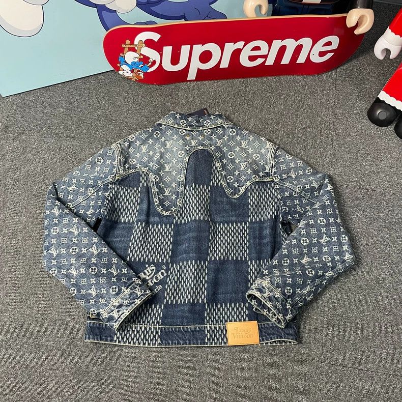 Louis Vuitton Louis Vuitton x Nigo LV2 Denim Jacket Size US M / EU 48-50 / 2 - 2 Thumbnail
