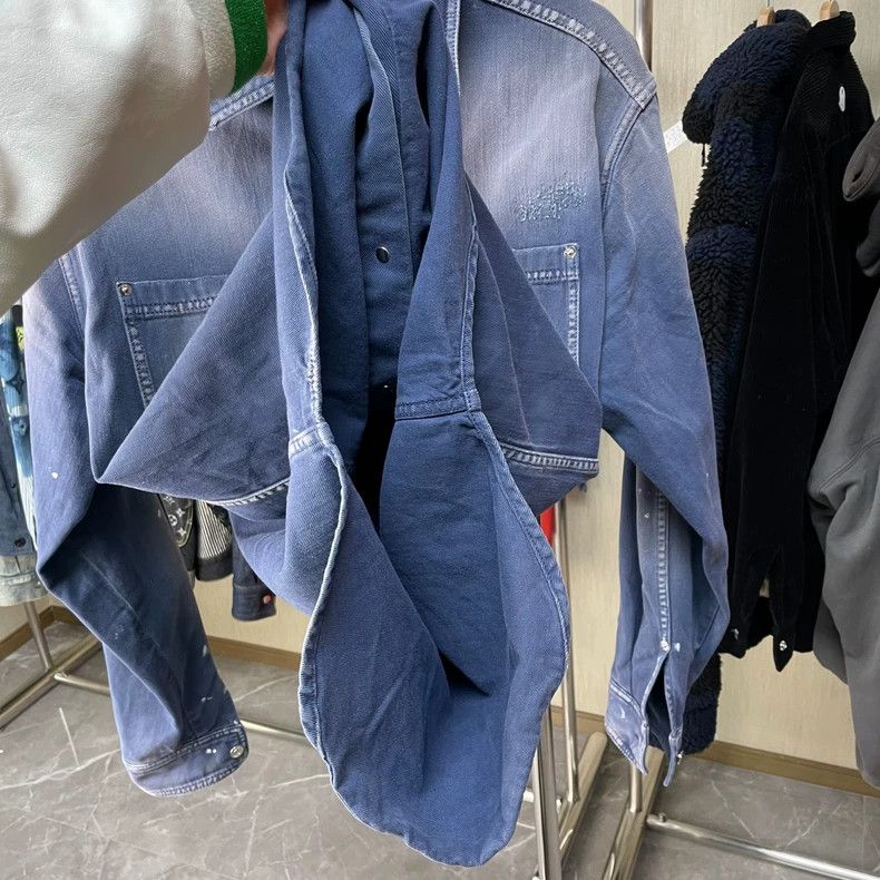 Dior Dior Distressed Denim Shirt Jacket Size US M / EU 48-50 / 2 - 8 Thumbnail