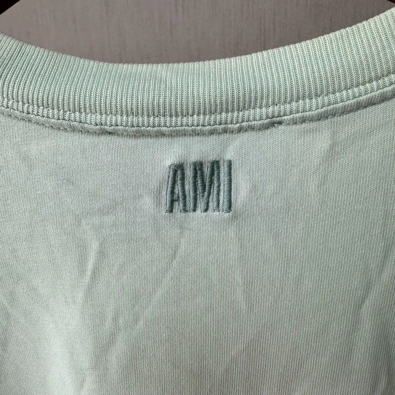 AMI AMIPARIS SS22 Heart Logo Short Sleeve T-shirt Size US S / EU 44-46 / 1 - 7 Thumbnail