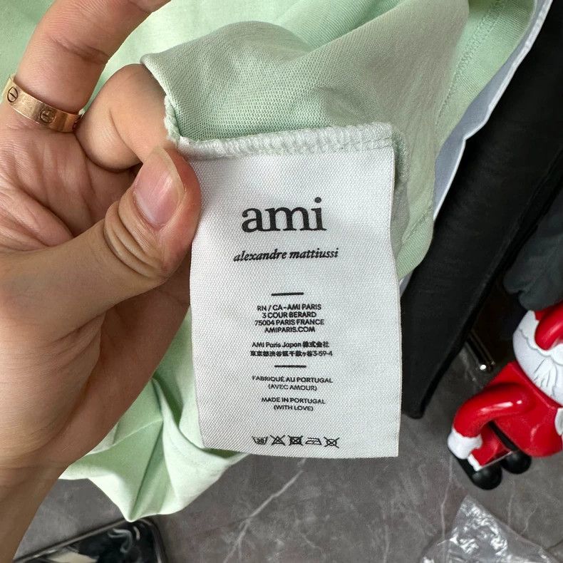 AMI AMIPARIS SS22 Heart Logo Short Sleeve T-shirt Size US S / EU 44-46 / 1 - 8 Thumbnail
