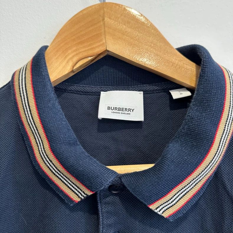 Burberry Burberry Men's Cotton Short Sleeve Polo Size US L / EU 52-54 / 3 - 3 Thumbnail
