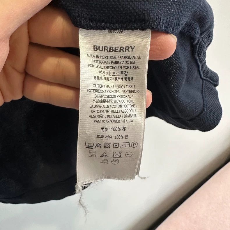 Burberry Burberry Men's Cotton Short Sleeve Polo Size US L / EU 52-54 / 3 - 7 Thumbnail