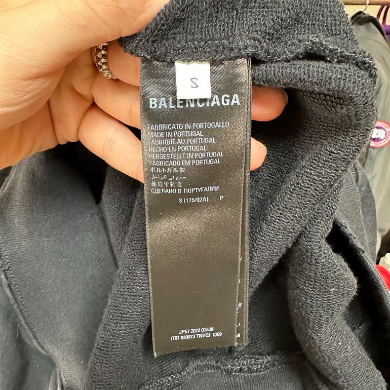 Balenciaga Balenciaga FW22 Logo Print Hoodie Size US S / EU 44-46 / 1 - 5 Thumbnail