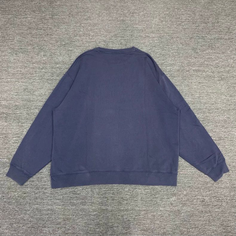 Acne Studios Acne Studios Blue Long Sleeve Sweatshirt Size US XL / EU 56 / 4 - 2 Thumbnail