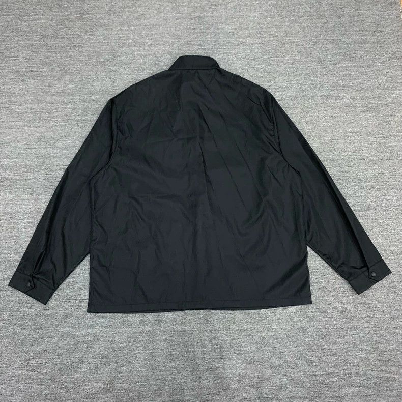 Prada Prada Black Triangle Logo Coach Jacket Size US XL / EU 56 / 4 - 2 Thumbnail